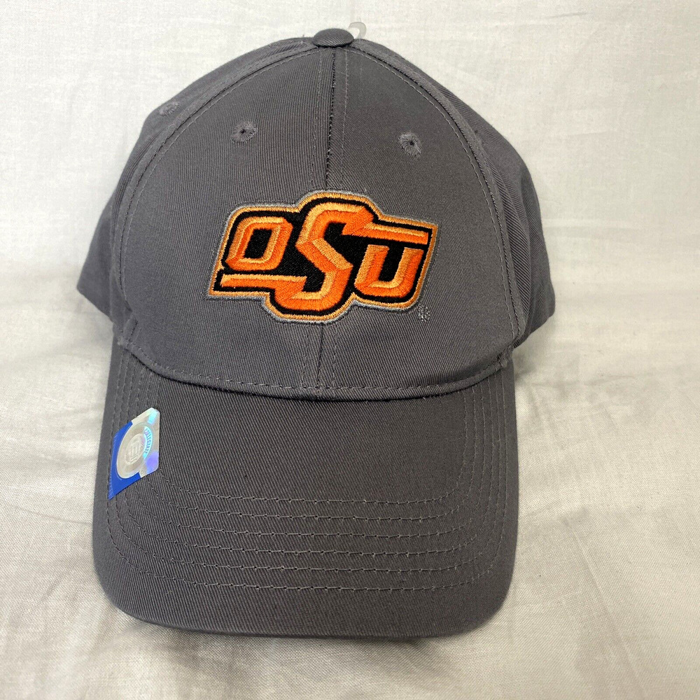 OSU Cap Hat Strapback‎ Gray Embroidered Captivating Headwear Oklahoma State NCAA